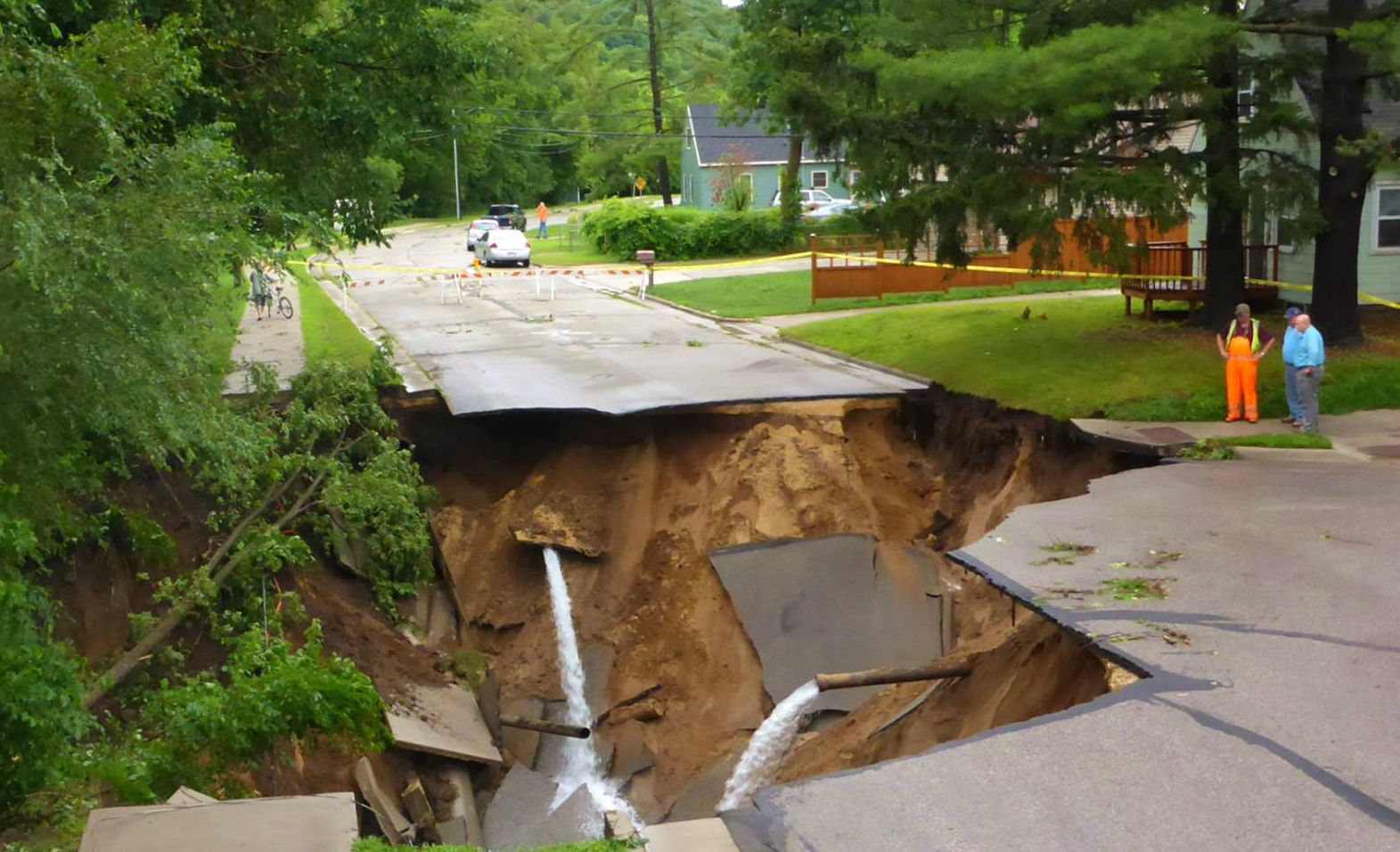 23rd Street damage